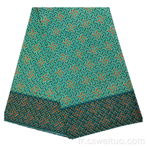 Africain Golden Wax Fabric Polyester imprimés